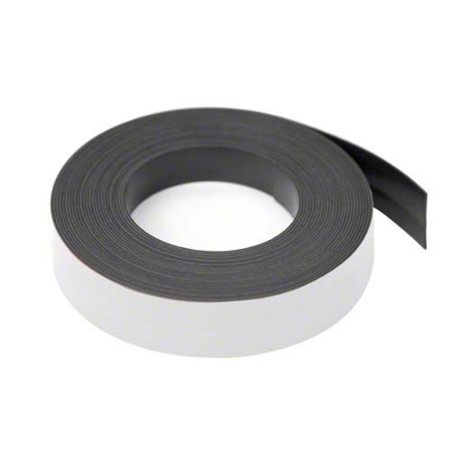 Magflex® Lite Flexible Matt Red Magnetgridding Tape Für Whiteboards, Notizboards Oder Aktenschränke - 12,7mm Breit - 5M Länge - Packung von 5 von Magnet Expert