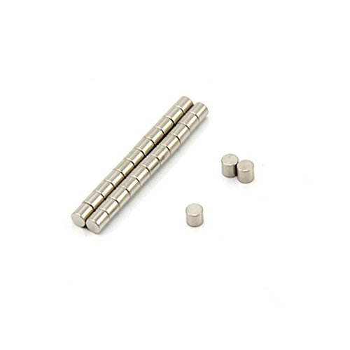 N42 Neodym - Magnet Für Kunst, Kunsthandwerk, Modellherstellung - 3mm Durchmesser x 3mm Dick - 0,29kg Zug - Pack von 500 von Magnet Expert