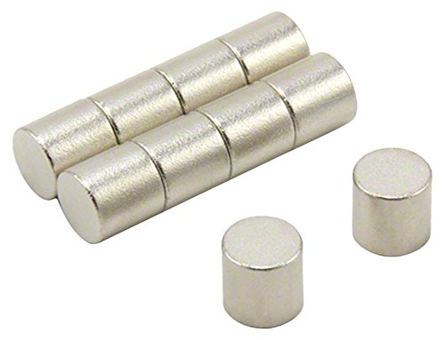 Samarium - Kobaltmagnet Für Motoren, Elektromotoren, Turbomaschinen und Sensoren - 10mm Durchmesser x 10mm Dick - 2,6kg Ziehen - Pack von 10 von Magnet Expert