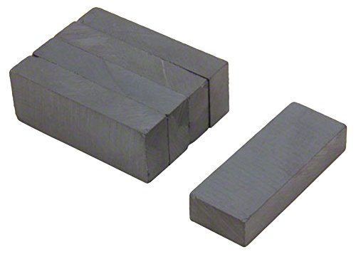 Y30Bh Ferrit Magnet Für Kunst, Kunsthandwerk, Modellherstellung, Diy und Hobbys - 50mm x 19mm x 10mm Dicke - 3kg Pull - Pack von 100 von Magnet Expert