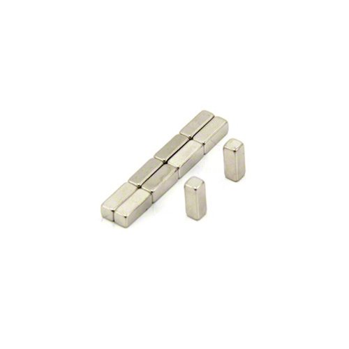 45H Neodym Magnet Für Kunst, Kunsthandwerk, Modellherstellung, Diy Und Hobbys - 3 Mm X 3 Mm X 8 Mm Dick - 0,5 Kg Zug - Pack Von 100 von first4magnets