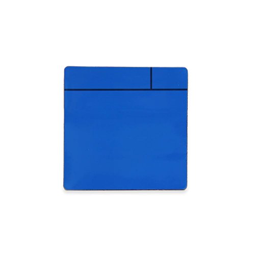 Magflex® Flexible Gloss Blue Trocken - Wipe Scrumboard - Magnet zum Erstellen Entfernbar - 75mm x 75mm - Packung von 5 von Magnet Experts