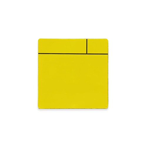 Magflex® Flexible Gloss Yellow Dry - Wipe Scrumboard Magnet zum Erstellen von Entfernbar - 75mm x 75mm - Packung von 5 von Magnet Experts