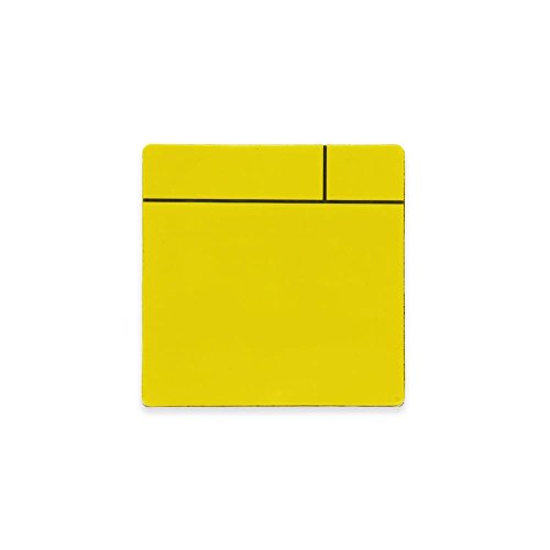 Magflex® Flexible Gloss Yellow Dry - Wipe Scrumboard Magnet zum Erstellen von Entfernbar - 75mm x 75mm - Packung von 5 von first4magnets