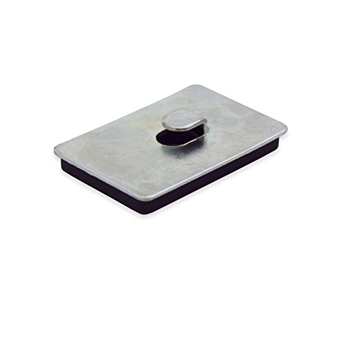 Neodym Magnetic Pad Mit Haken zum Befestigen von Schildern Auf Dem Dach An Fahrzeugen Oder Anderen Schildern An Jeder Stahloberfläche - 60mm x 40mm x 7mm Dick - 10kg Zug von Magnet Experts