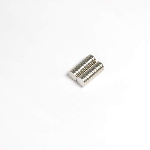 20x Neodym Magnet Mini Für Magnettafel Pinnwand Kühlschrank Starker Scheiben Magnete - Whiteboard Flach Rund 4mm x 1mm - N45 Stark von Magnet-Kauf