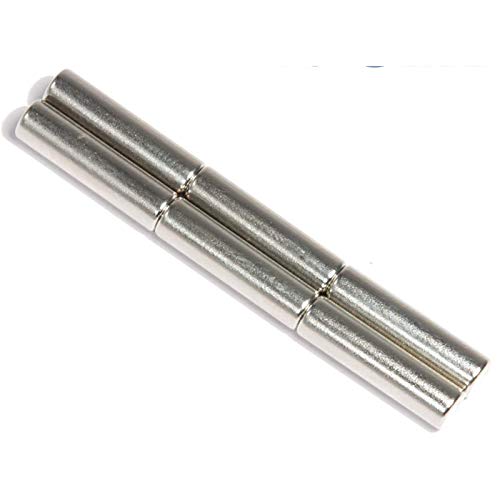 Neodym Magnet Mini 4x15mm Für Magnettafel Pinnwand Kühlschrank Starker Zylinder Magnete - Whiteboard Stabmagnet 4mm x 15mm – N45 Stark (20) von Magnet-Kauf