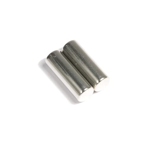 Neodym Magnet Mini 7x20mm Für Magnettafel Pinnwand Kühlschrank Starker Zylinder Magnete - Whiteboard Stabmagnet 7mm x 20mm – N45 Stark (20) von Magnet-Kauf
