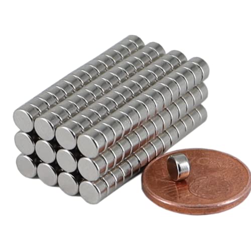 Neodym Magnete 250 Stück N45 Dauermagnet 4mm x 2mm Scheiben Magnet Mini Flach Permanentmagnet Bastelmagnete Haftmagnete Extrem Stark von Magnet-Kauf