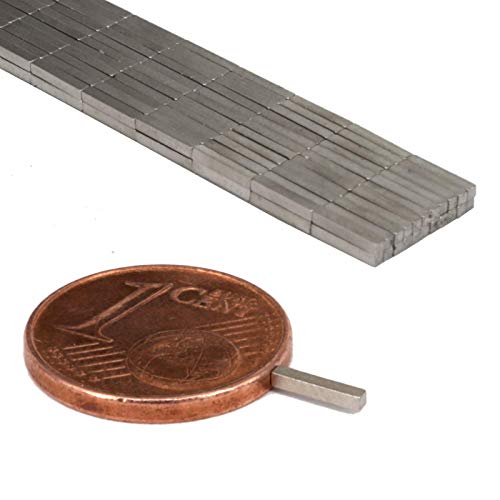 Neodym Magnete Extra Stark Quader 1x1x6mm - Stabmagnet Magnetquader - Mini Neodym Magnet 1mm - Quadermagnet 1 x 1 x 6mm - N52 Stark Neodym-Magnete [50 Stück] von Magnet-Kauf