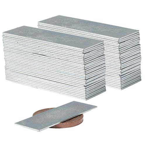 Neodym Magnete Extra Stark Quader 30x10x0,5mm - Powermagnet - Neodym Magnet 30mm - Quadermagnet 30 x 10 x 0,5 mm - N52 Stark Neodym-Magnete (50 Stück) von Magnet-Kauf