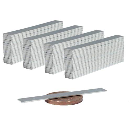Neodym Magnete Extra Stark Quader 40x5x0,5mm - Powermagnet - Neodym Magnet 40mm - Quadermagnet 40 x 5 x 0,5 mm - N52 Stark Neodym-Magnete [100 Stück] von Magnet-Kauf