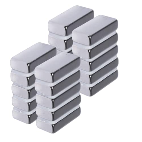Neodym Magnete Mini Magnet 20x10x5mm Quader Für Magnettafel Pinnwand Kühlschrank Starker Magnetquader - Whiteboard Quadermagnet 20mm x 10mm x 5mm - 4,4 Kg Stark (20) von Magnet-Kauf