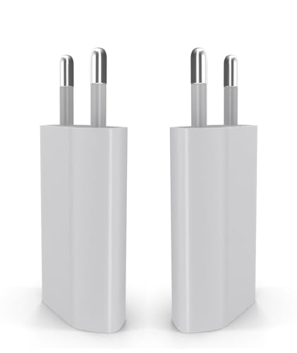 Magnet, 2 USB-Netzsteckdosen, 5 W, Ladegerät für iOS und Android, 1 A und andere Universal-USB-Netzadapter von Magnet