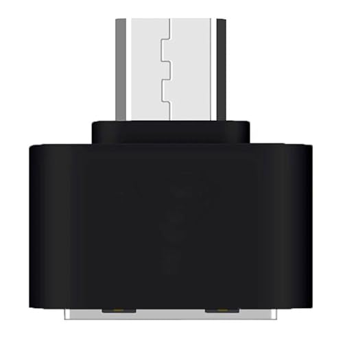 Magnet, Adapter Micro auf USB-A, OTG-Adapter, Micro auf USB-A, kompatibel mit Tablet, Smartphones mit Micro-USB und Peripheriegeräten (schwarz) von Magnet