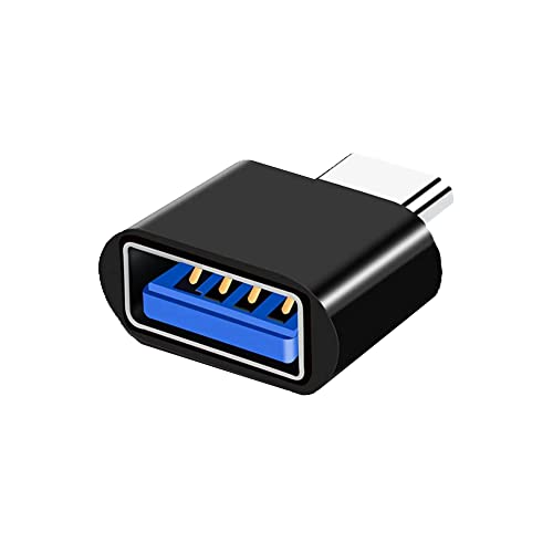 Magnet USB C auf USB 2.0 Adapter, OTG Adapter USB-C auf USB-A kompatibel mit MacBook, Smartphones USB C und Typ-C Peripheriegeräte (Schwarz) von Magnet