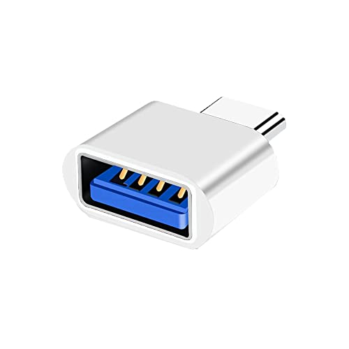 Magnet USB C auf USB 3.0 Adapter, OTG Adapter USB-C auf USB-A kompatibel mit MacBook, Smartphones USB C und Typ-C Peripheriegeräte (weiß) von Magnet