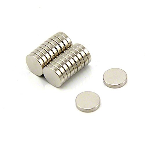 Magnetastico® | 10 Stück Neodym Magnete N52 Scheibe 10x2 mm | Kühlschrankmagnet Pinnwandmagnet Whiteboard Magnet Scheibenmagnet kleine Magnete stark Neodym Magnete klein Mini Magnete Rund Magnettafel von Magnetastico