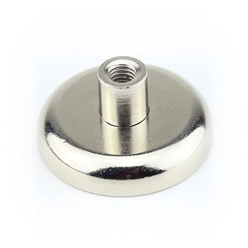 10 Neodym Flachgreifer Topfmagnete Ø36x8 mm N35 Magnet mit Gewindebuchse Gewinde M6x10mm - Haftkraft 41 kg / 410 N von Magnethandel