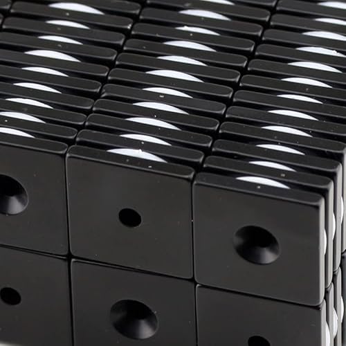 100 NEODYM Quader Magnete 20x20x3 mm 3,5 mm Bohrung Senkung Süd N40 5 KG Anschrauben Schwarz Epoxy 100 NEODYM Quader Magnete 20x20x3 mm 3,5 mm Bohrung Senkung Süd N40 5 KG Anschrauben Schwarz Epoxy von Magnethandel