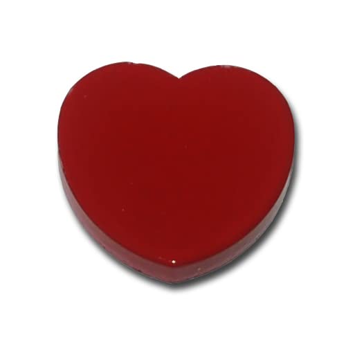 20 Herz Magnete - Pinnwandmagnete Herzen Ferrit - rot von Magnethandel