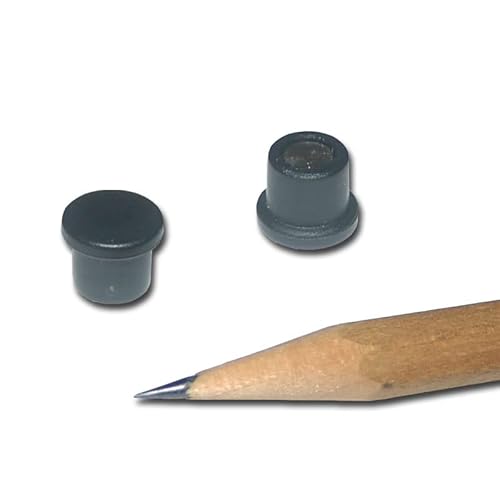 20 Neodym Pinnwand Magnete Ø10x8 mm - schwarz von Magnethandel