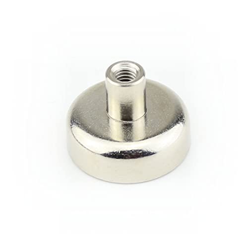 5 Neodym Flachgreifer Topfmagnete Ø20x7 mm N35 Magnet mit Gewindebuchse Gewinde M4x8mm - Haftkraft 14 kg / 140 N von Magnethandel