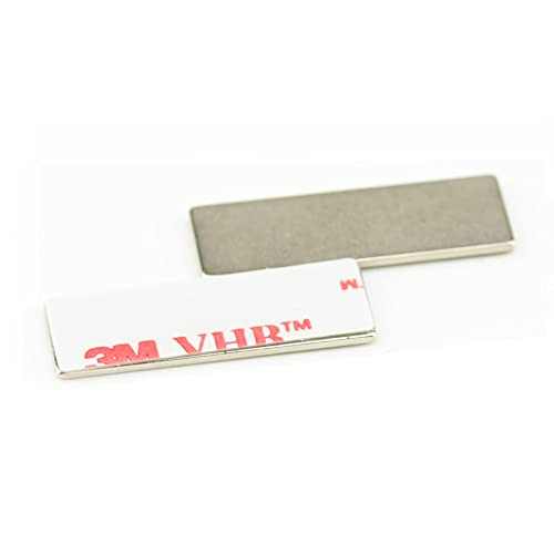 MAGNETHANDEL I 10 Stück Selbstklebende Neodym Magnete Rechteck 30x10x1 mm I Sehr starke Klebemagnete mit 3M Klebeband Polsterschaum VHB I Magnete mit Klebefolie selbstklebend extra hohe Haftkraft von Magnethandel