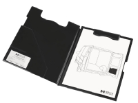 Magnetoplan 1131512, Schwarz, 15 Blätter, A4, Kunststoff, 1 Taschen, 230 mm von Magnetoplan