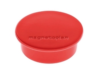 magnetoplan Discofix Rundmagnet color, rot mit Vollkern-Ferrit Ausstattung, Haftkraft: ca. 2,2 kg (1662006) von Magnetoplan