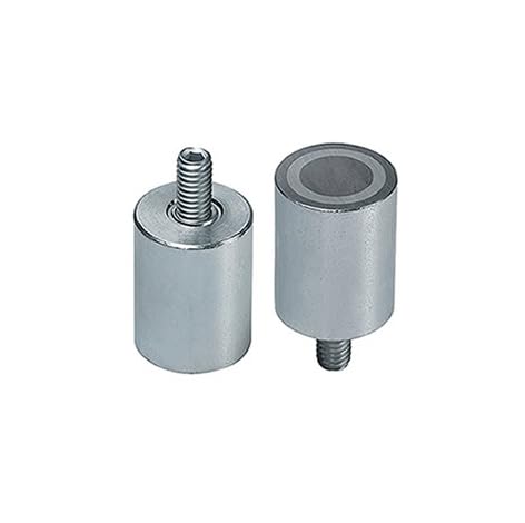 5 x Neodym-Stabgreifer Ø 8 mm mit Gewindezapfen M3x7 - hält 1,2 kg - 5 Stück - Starke Magnete mit Gewinde (Magnetsysteme) für Industrie & Zuhause von Magnosphere