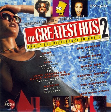 1-CD VARIOUS - THE GREATEST HITS 2 ( 1991 - 2 ) von Magnum