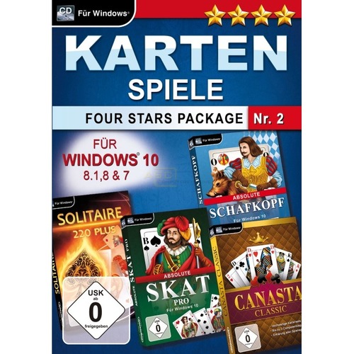 Kartenspiele Four Stars Package Nr. 2      (PC) von Magnussoft