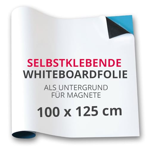 Magstick Ferrofolie Whiteboard-Folie selbstklebend I 100 x 125 cm I flexibel beschreibbar abwischbar I Haftgrund für Magnete I in weiß I mag191 Magstick Ferrofolie Whiteboard-Folie selbstklebend I 100 x 125 cm I flexibel beschreibbar abwischbar I Haftgrund für Magnete I in weiß I mag191 von Magstick
