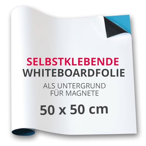 Magstick Ferrofolie Whiteboard-Folie selbstklebend I 50 x 50 cm I flexibel beschreibbar abwischbar I Haftgrund für Magnete I in weiß I mag186 Magstick Ferrofolie Whiteboard-Folie selbstklebend I 50 x 50 cm I flexibel beschreibbar abwischbar I Haftgrund für Magnete I in weiß I mag186 von Magstick