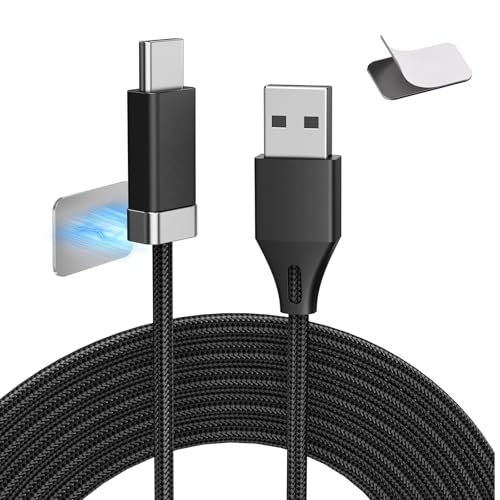 Magtame Staycable USB zu USB C Kabel mit magnetischem Halter, 5FT/1.5M USB A zu Typ C Ladegerät Schnur Braid, Schnellladung und Schreibtisch Kabel Management Kompatibel mit i-Phone 15 16 Pro Max Magtame Staycable USB zu USB C Kabel mit magnetischem Halter, 5FT/1.5M USB A zu Typ C Ladegerät Schnur Braid, Schnellladung und Schreibtisch Kabel Management Kompatibel mit i-Phone 15 16 Pro Max von Magtame