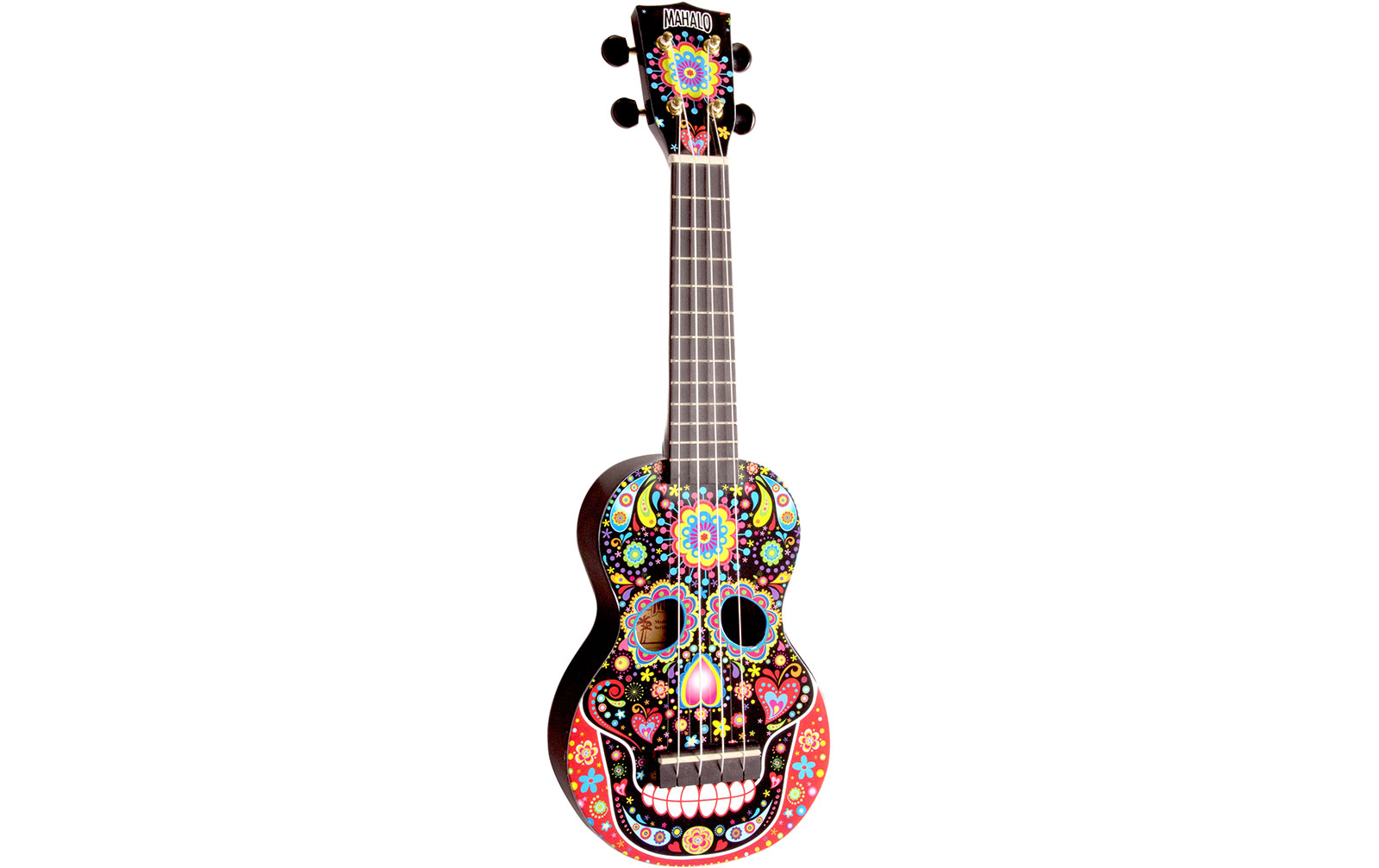 Mahalo Art Ukulele Skull (Black) von Mahalo