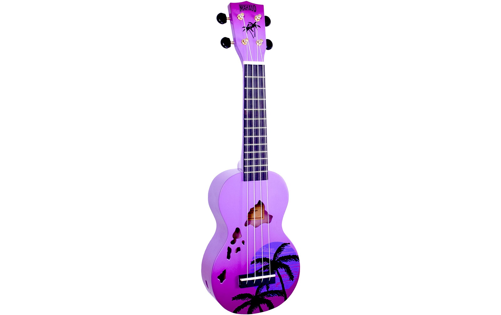 Mahalo Designer Ukulele Hawaii (Purple Burst) von Mahalo