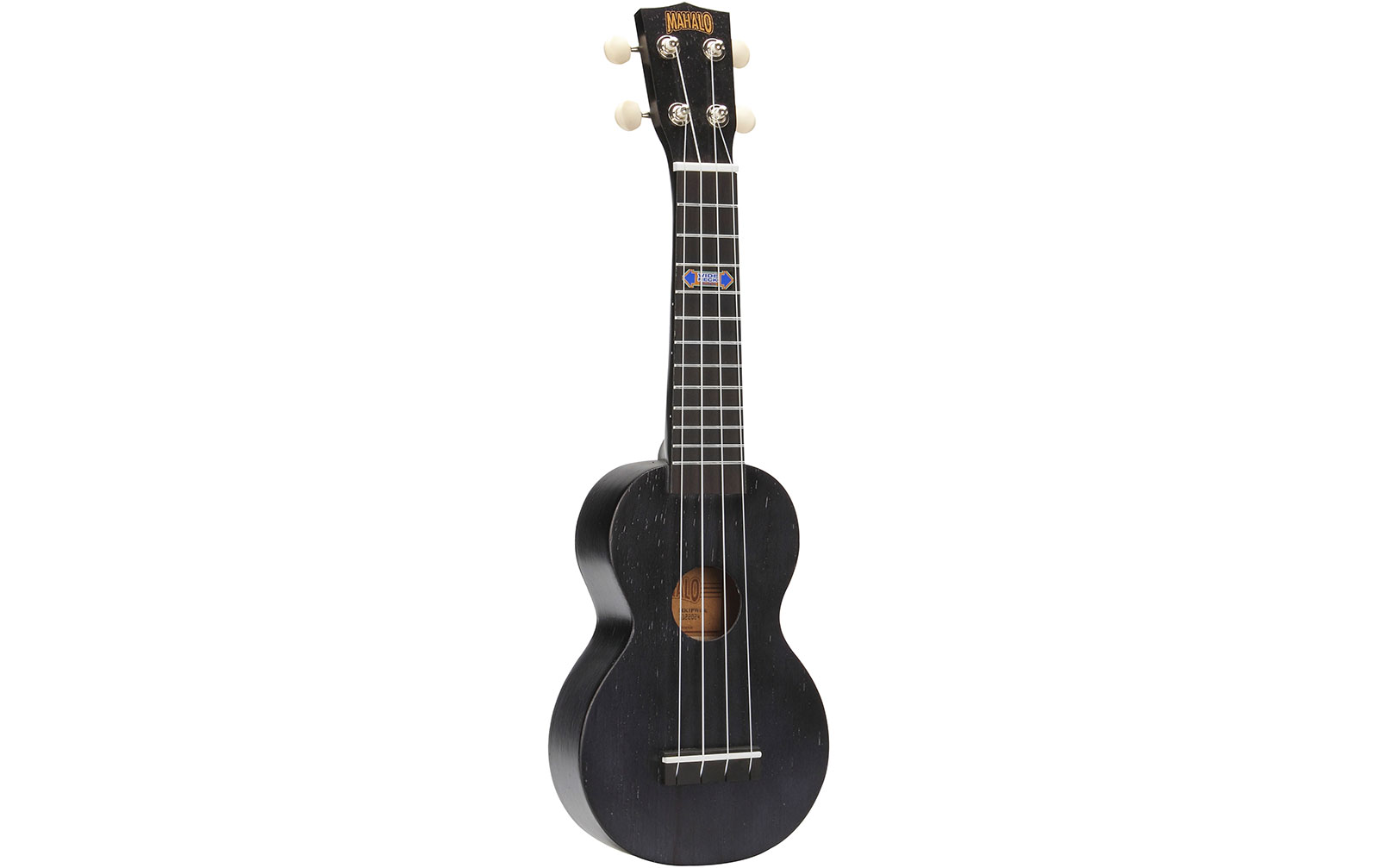 Mahalo Kahiko Plus Ukulele Trans Black (Wide Neck) von Mahalo