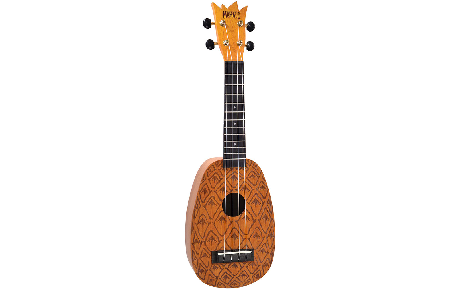 Mahalo Laser Engraved Ukulele Pineapple Mahalo Laser Engraved Ukulele Pineapple von Mahalo