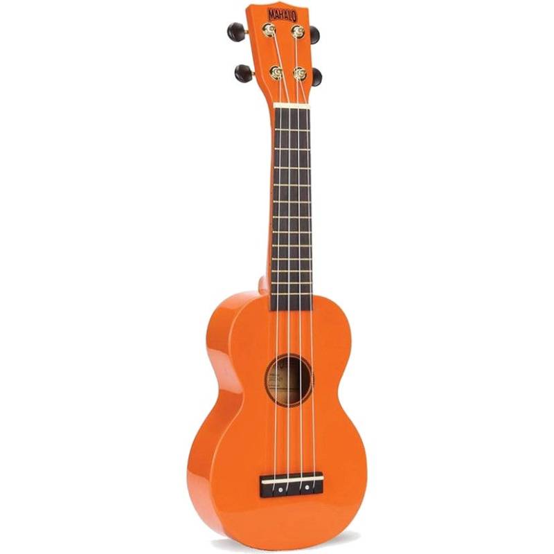 Mahalo MR1/OR Rainbow Series soprano ukulele, orange von Mahalo
