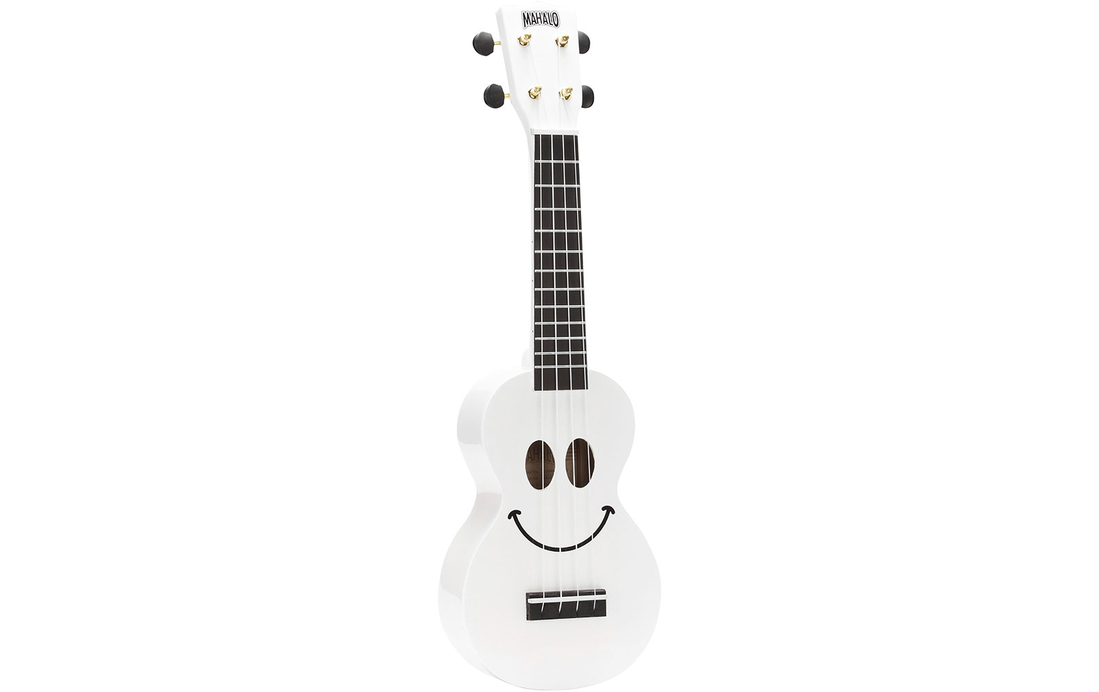 Mahalo Smiley Ukulele White Mahalo Smiley Ukulele White von Mahalo