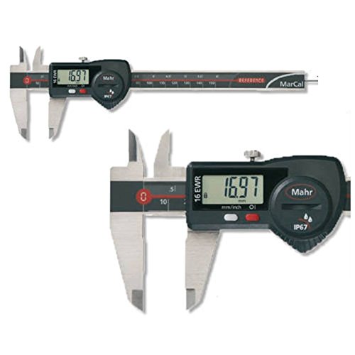 Mahr 4103064 MarCal 16 EWR Digitaler Messschieber ohne Reibrad, 0-150 mm Reichweite, runder Tiefenstab Mahr 4103064 MarCal 16 EWR Digitaler Messschieber ohne Reibrad, 0-150 mm Reichweite, runder Tiefenstab von Mahr