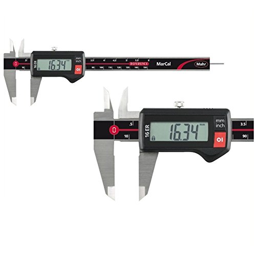 Mahr 4103205 MarCal 16 ER Digitaler Messschieber ohne Reibrad, 0-200 mm Reichweite von Mahr