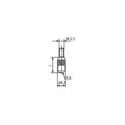 Mahr 4360011 902 Kugelkontakt für Marcatator-Blinker, 10 mm Länge von Mahr