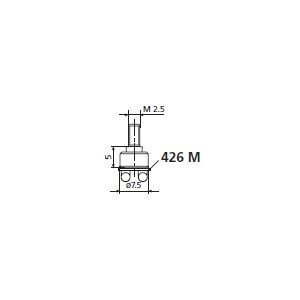 Mahr 4360210 908 Kugelkontaktplatte für Marcator-Blinker, 5 mm Länge von Mahr