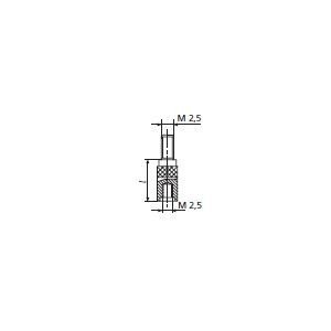 Mahr 4360252 912 Messspindelverlängerung für Marcator-Blinker, 20 mm Länge von Mahr