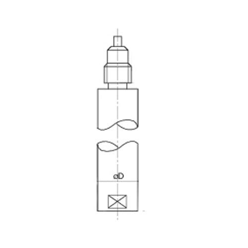 Mahr 4478071 Verlängerung für MaraMeter 844 DV Kontrollstecker, 15 mm x 80 mm von Mahr