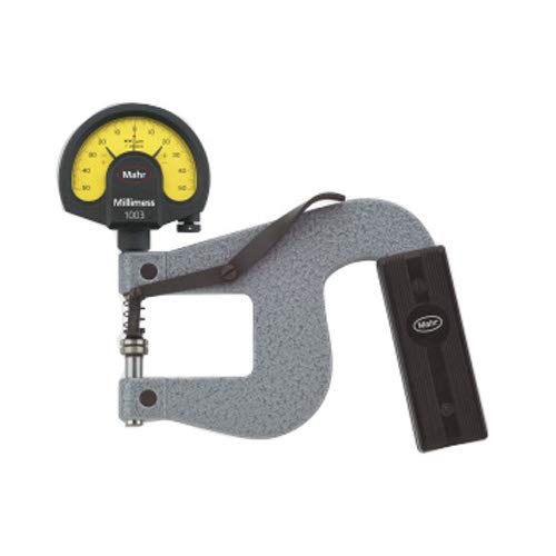 Mahr 4495517 - Mar-838 AB Tragbares Dickenmessgerät, 0-20 mm Messbereich, 100 mm Durchgangstiefe, 11,3 mm Messfläche von Mahr