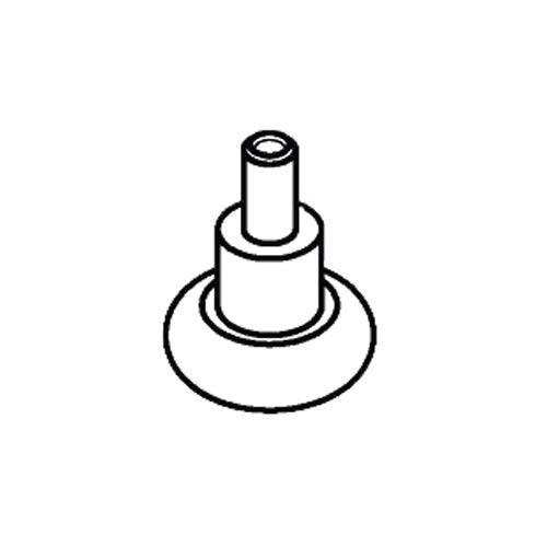 Mahr 5113031 P8A Stahl Flachkontakt-Messeinsatz, 10 mm Durchmesser, 8 mm Länge von Mahr